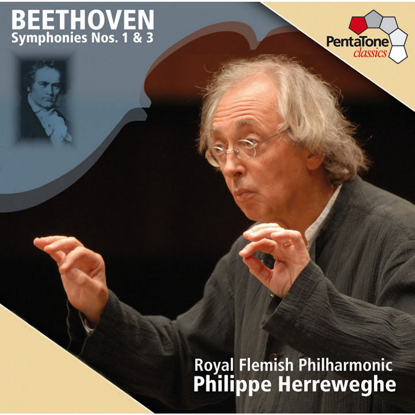 Royal Flemish Philharmonic Orchestra, Philippe Herreweghe - Beethoven Symphonies Nos. 1 & 3 (2013/2020) [FLAC 24bit/96kHz]