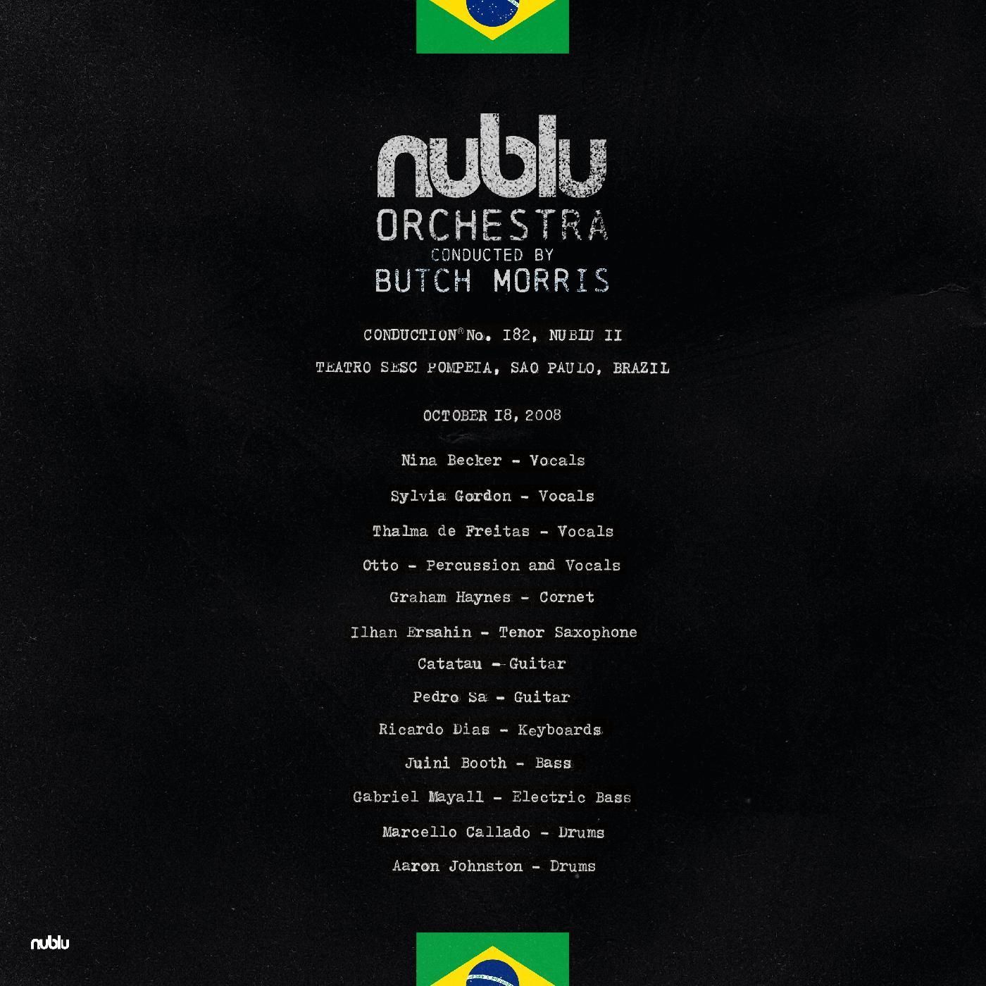 Nublu Orchestra & Butch Morris - Live in Sao Paolo (2020) [FLAC 24bit/44,1kHz]