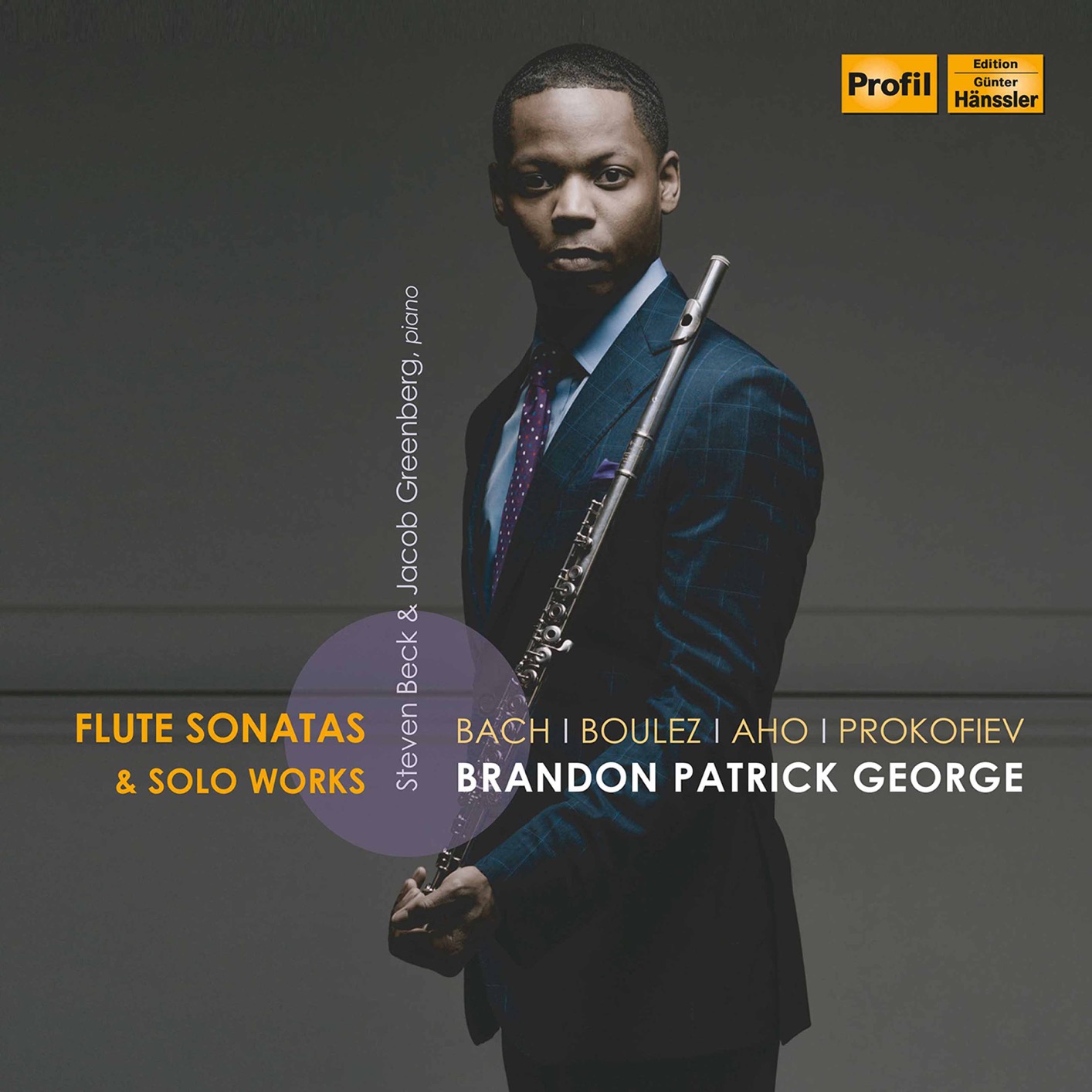 Brandon Patrick George - J.S. Bach, Boulez, Aho & Prokofiev - Flute Sonatas & Solo Works (2020) [FLAC 24bit/96kHz]