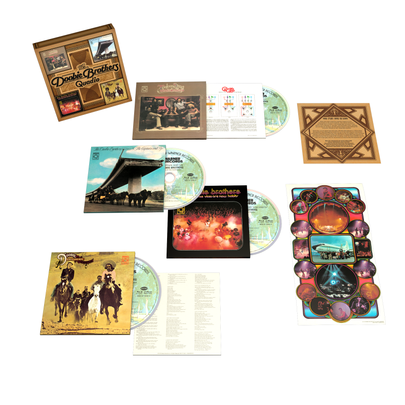 The Doobie Brothers – Quadio Boxed Set (2020) [Blu-Ray Pure Audio Disc]