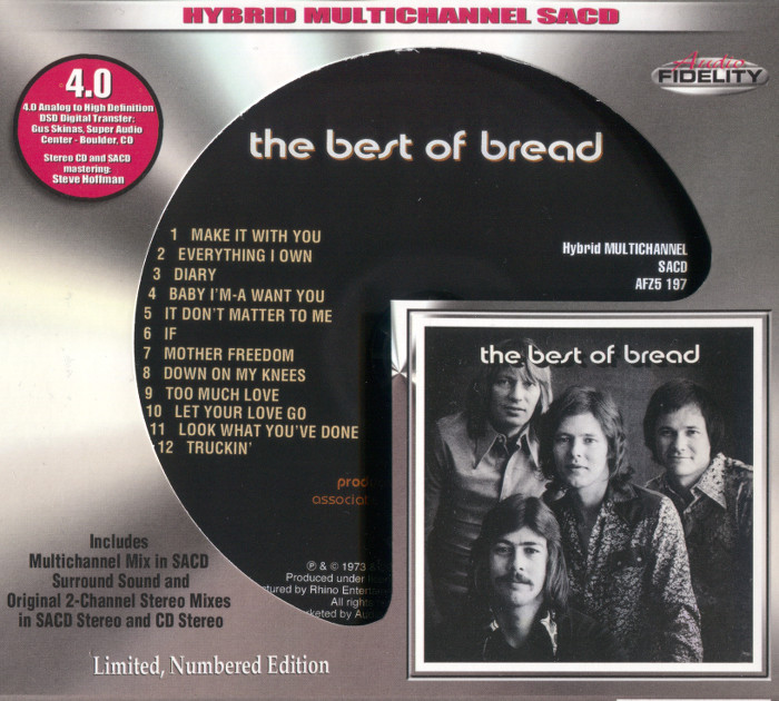 Bread - The Best Of Bread (1973) [Audio Fidelity 2015] MCH SACD ISO + FLAC 24bit/96kHz