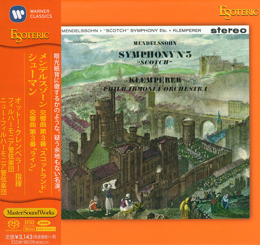 Otto Klemperer, Philharmonia Orchestra - Mendelssohn & Schumann: Symphony No.3 (1960/69) [Japan 2017] SACD ISO + FLAC 24bit/96kHz