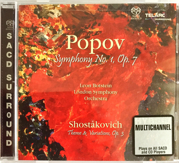 Leon Botstein, London Symphony Orchestra - Popov: Symphony No.1 & Shostakovich: Theme and Variations (2004) MCH SACD ISO + FLAC 24bit/96kHz