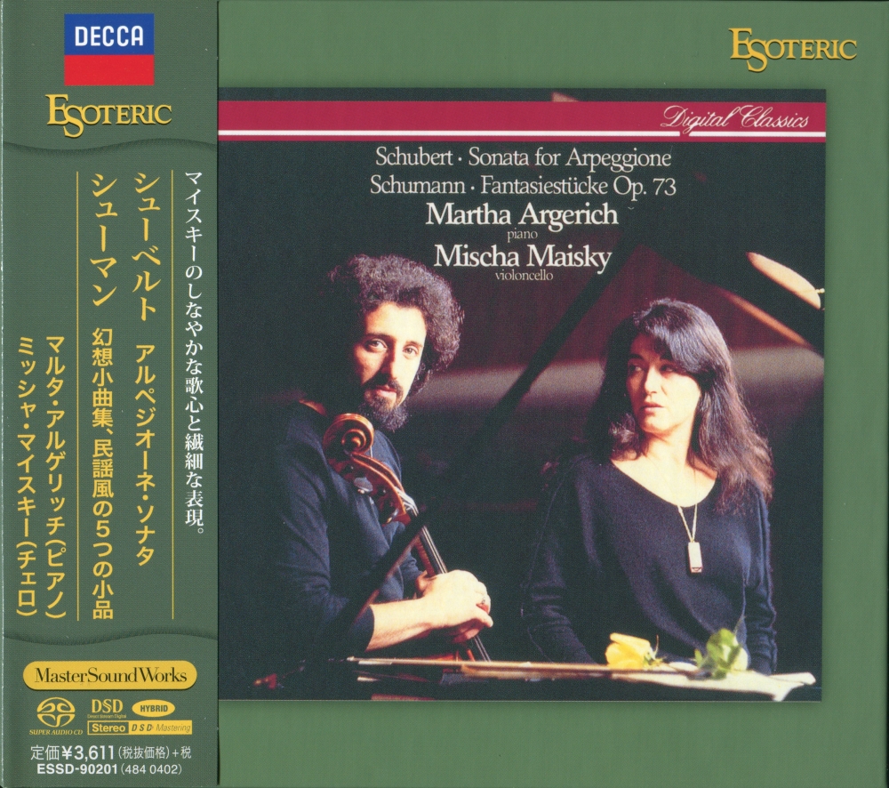 Martha Argerich & Mischa Maisky - Schubert & Schumann: Arpeggione Sonata & Fantasiestuck (1985) [Japan 2019] SACD ISO + FLAC 24bit/96kHz