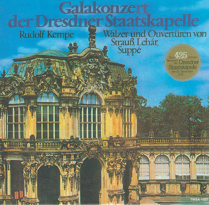 Rudolf Kempe, Staatskapelle Dresden - Galakonzert der Dresdner Staatskapelle (1973) [Japan 2016] SACD ISO + FLAC 24bit/48kHz