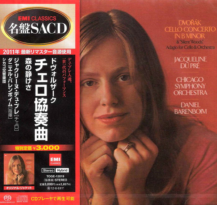 Jacqueline Du Pre, Chicago Symphony Orchestra, Daniel Barenboim - Dvorak: Cello Concerto & Silent Woods (1971) [Japan 2011] SACD ISO + FLAC 24bit/96kHz