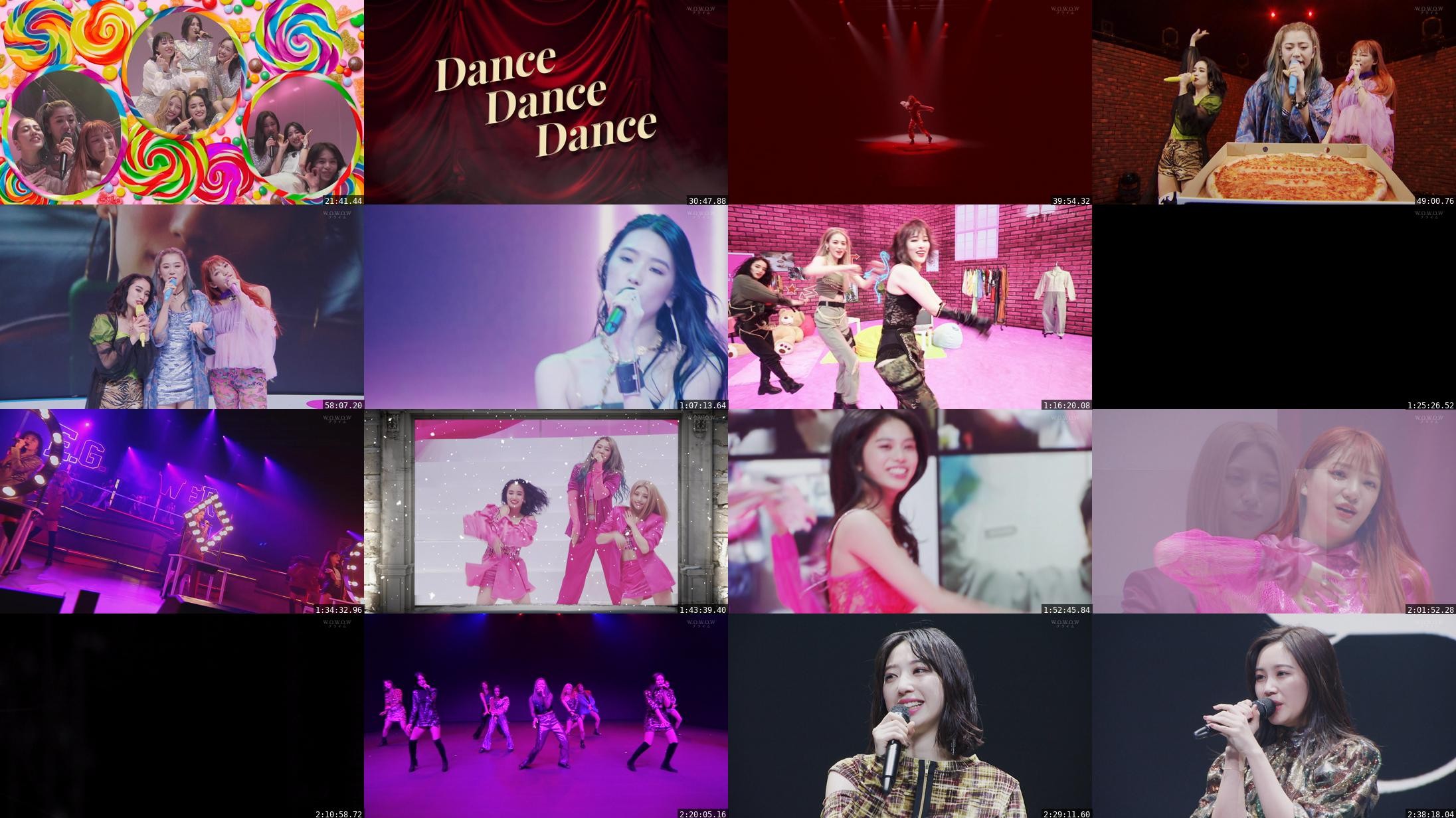 E-girls – E-girls/Happiness/スダンナユズユリー「LIVE×ONLINE BEYOND THE BORDER」 (WOWOW Prime 2021.02.21)