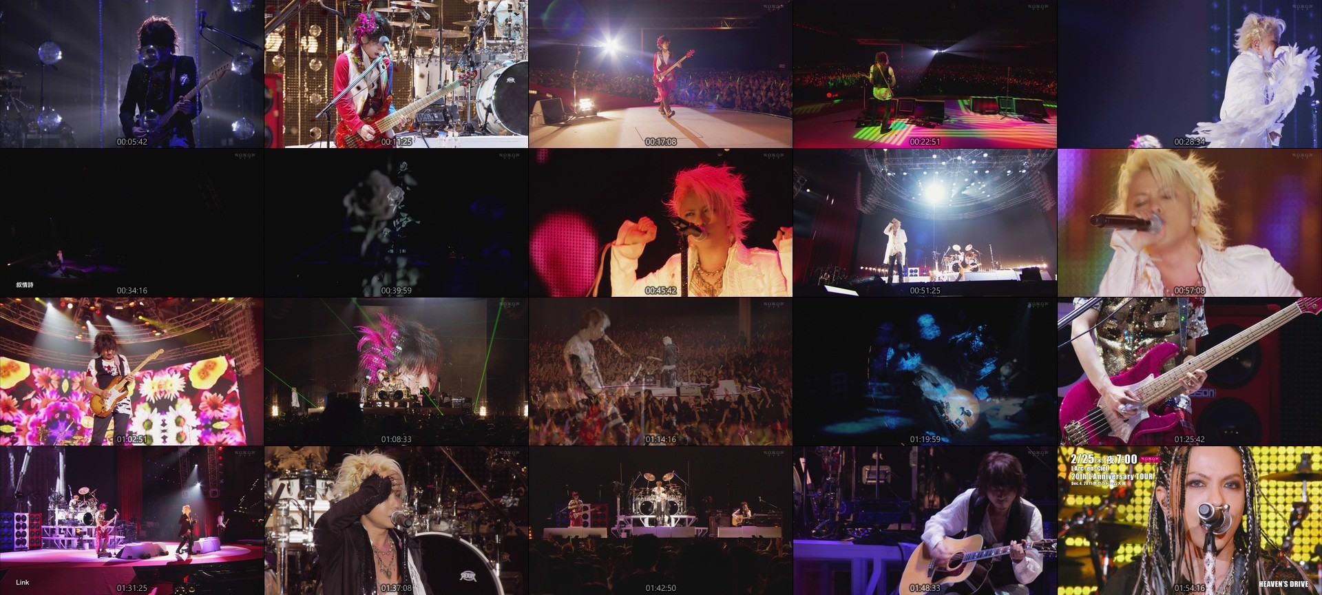 L'Arc~en~Ciel - L'Arc～en～Ciel「20th L'Anniversary Starting Live “L'A HAPPY NEW YEAR!”」 Jan. 1, 2011 幕張メッセ国際展示場9-11 (WOWOW Live 2021.02.23)