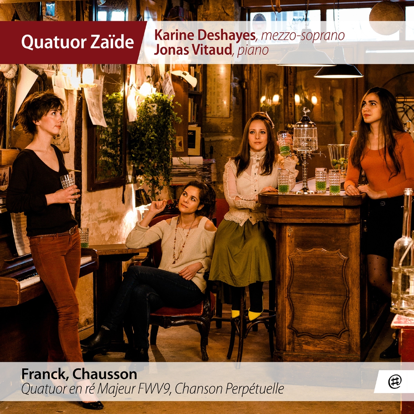 Quatuor Zaide, Karine Deshayes & Jonas Vitaud - Franck - Chausson (2017) [FLAC 24bit/96kHz]
