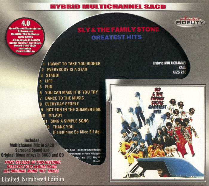 Sly & The Family Stone - Greatest Hits (1970) [Audio Fidelity 2015] MCH SACD ISO + FLAC 24bit/96 kHz