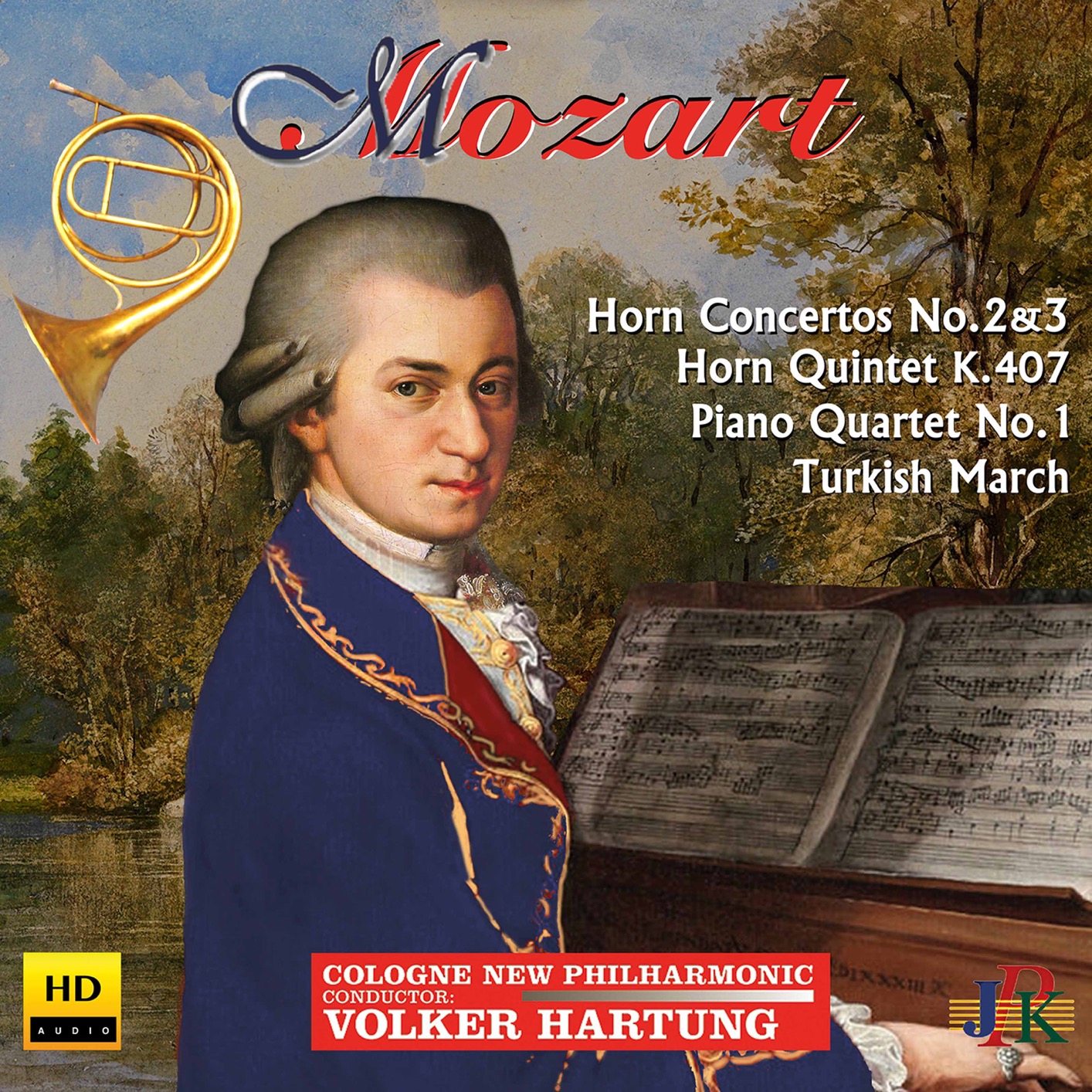 Volker Hartung - Mozart: Horn Concertos Nos. 2 & 3, Horn Quintet, K. 407 & Other Works (2020) [FLAC 24bit/48kHz]