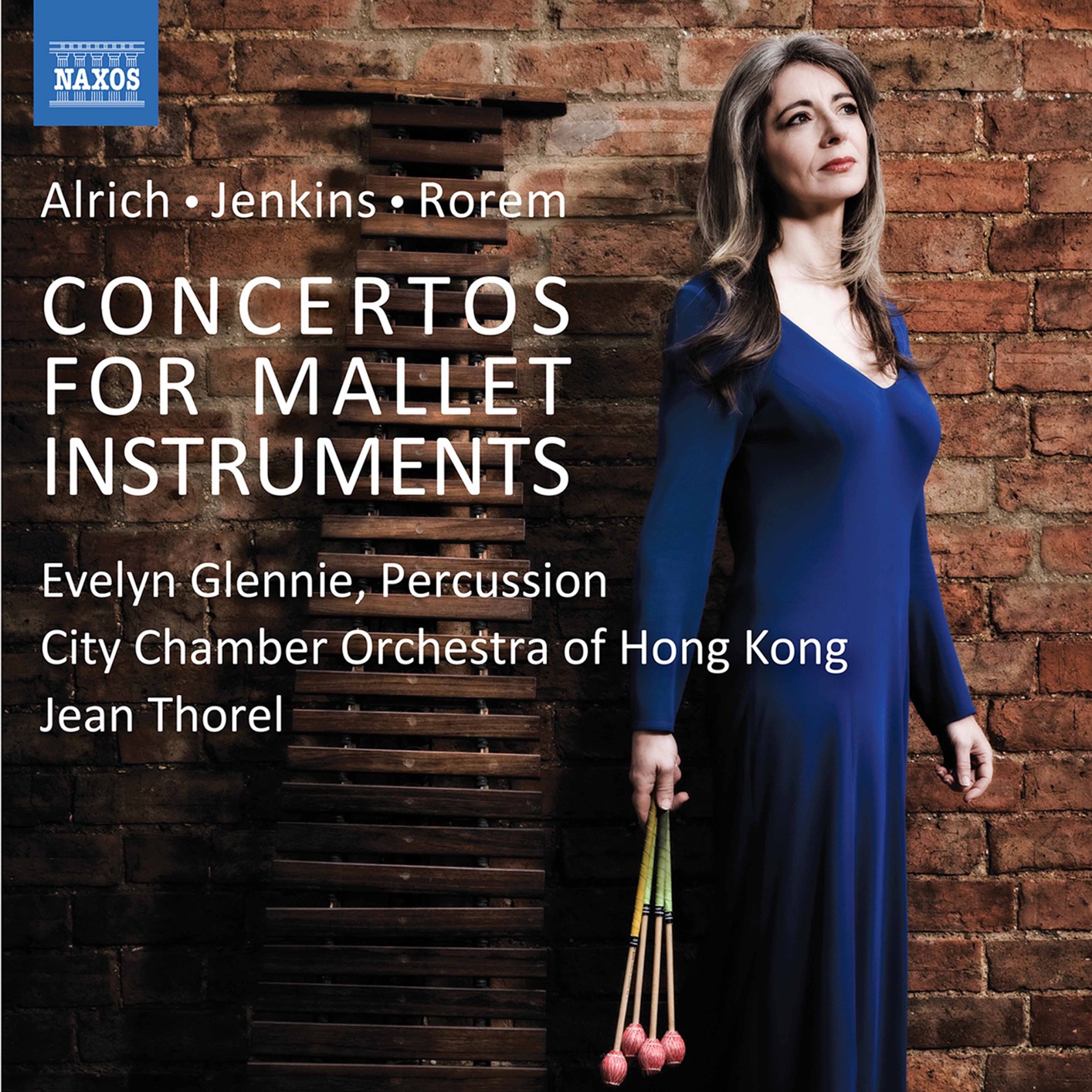 Jean Thorel, City Chamber Orchestra of Hong Kong, Evelyn Glennie - Alrich, Jenkins & Rorem - Mallet Concertos (2021) [FLAC 24bit/96kHz]