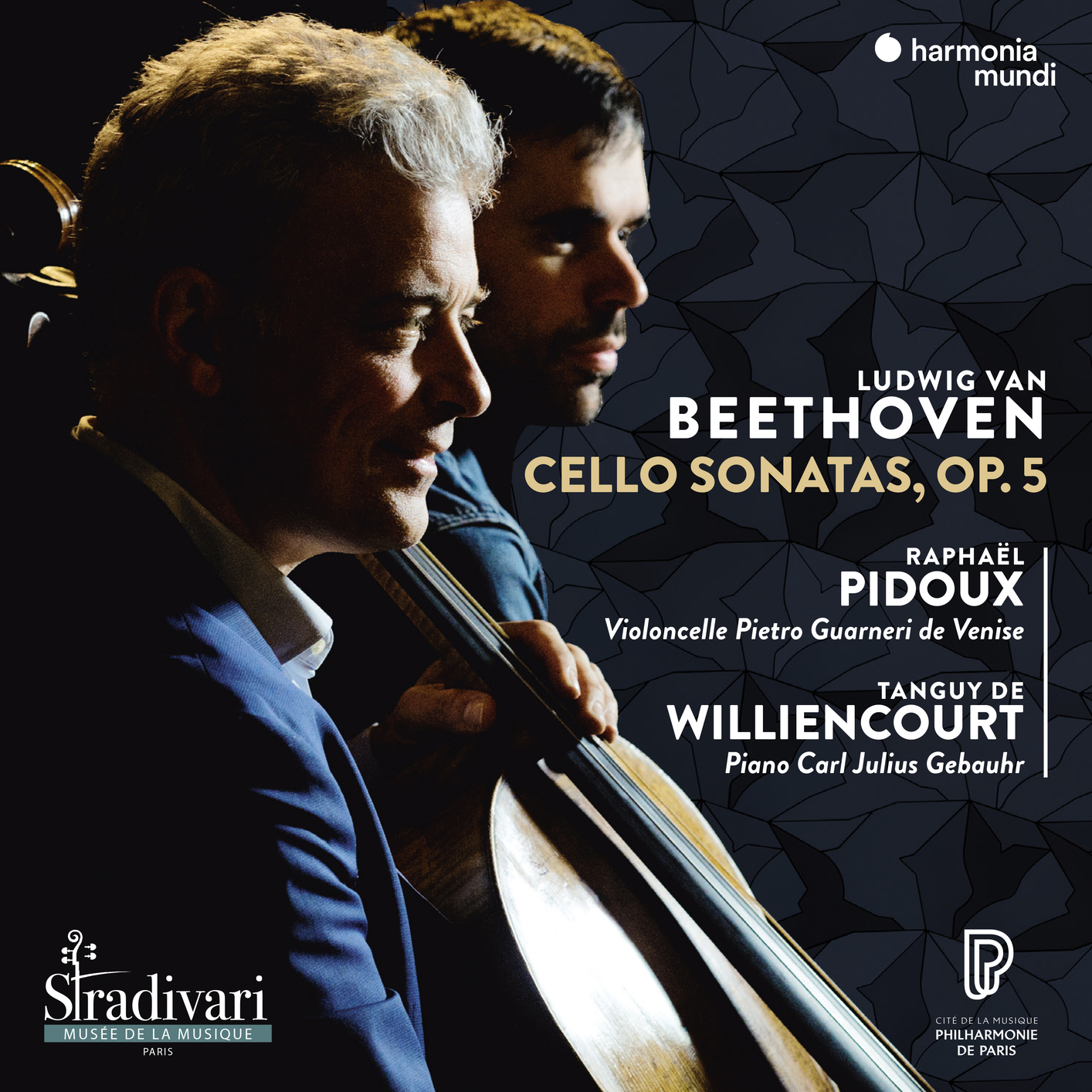 Tanguy de Williencourt & Raphael Pidoux – Beethoven – Cello Sonatas, Op. 5 (2021) [FLAC 24bit/96kHz]