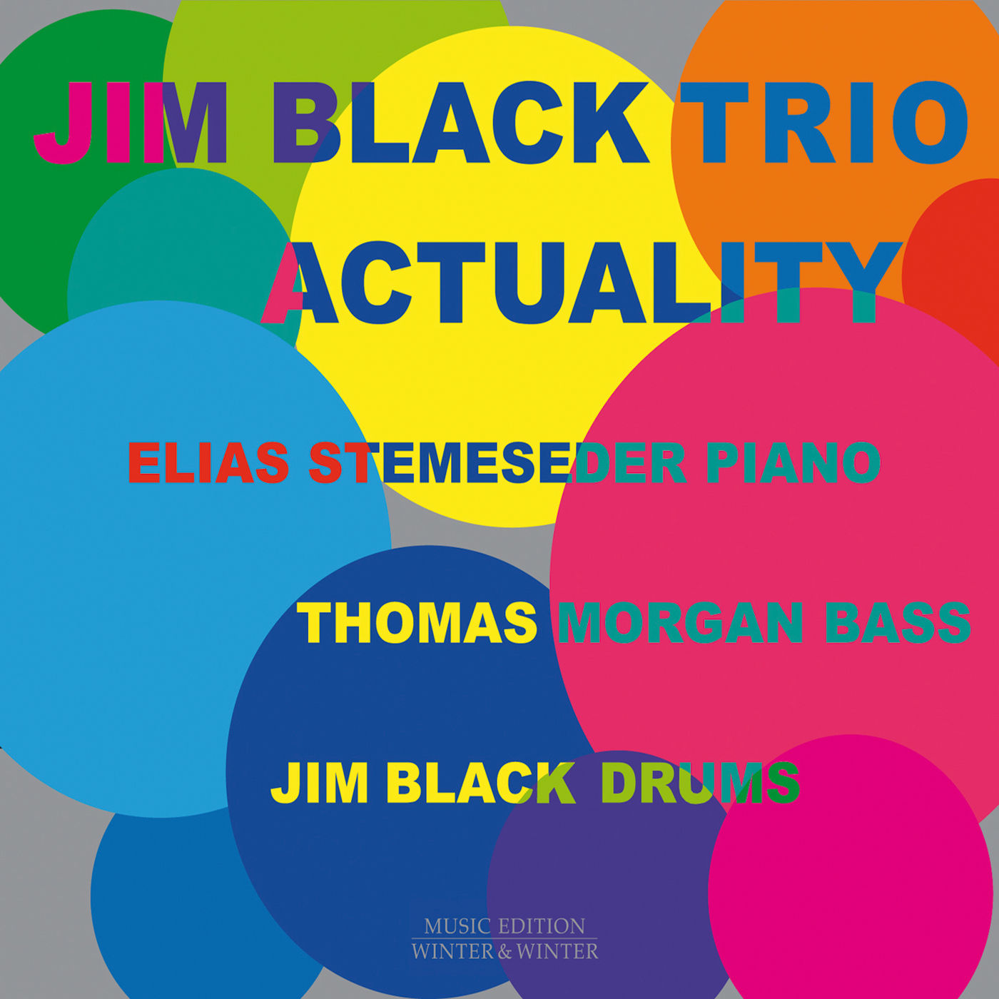 Jim Black Trio feat. Elias Stemeseder and Thomas Morgan – Actuality (2014) [FLAC 24bit/176,4kHz]
