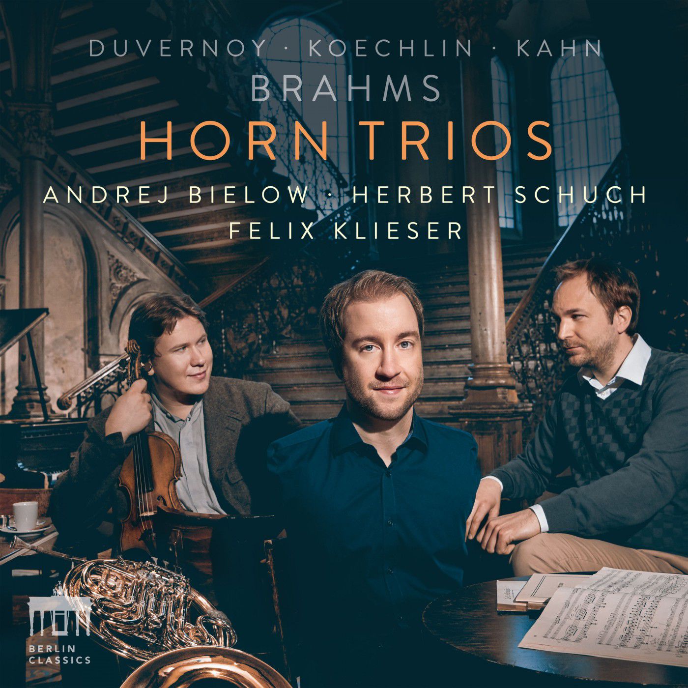 Felix Klieser, Herbert Schuch & Andrej Bielow - Horn Trios (2017) [FLAC 24bit/96kHz]