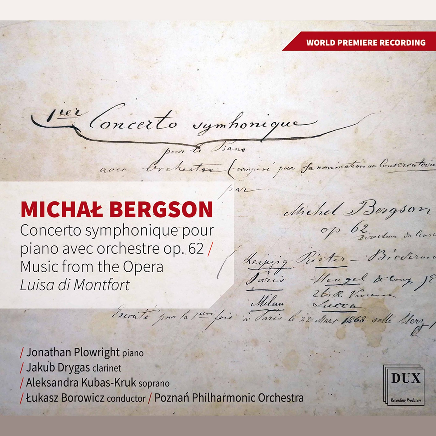 Michal Bergson – Orchestral Works – Lukasz Borowicz (2021) [FLAC 24bit/96kHz]