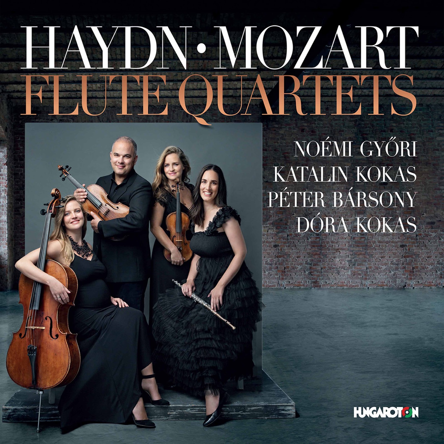 Noemi Gyori, Katalin Kokas, Peter Barsony, Dora Kokas - Haydn & Mozart: Flute Quartets (2021) [FLAC 24bit/96kHz]