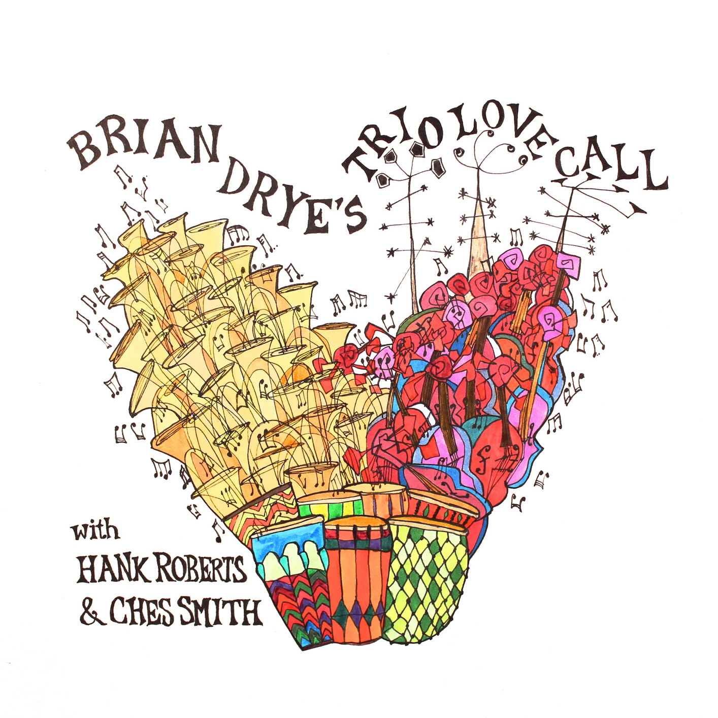 Brian Drye – Trio Love Call (2021) [FLAC 24bit/44,1kHz]