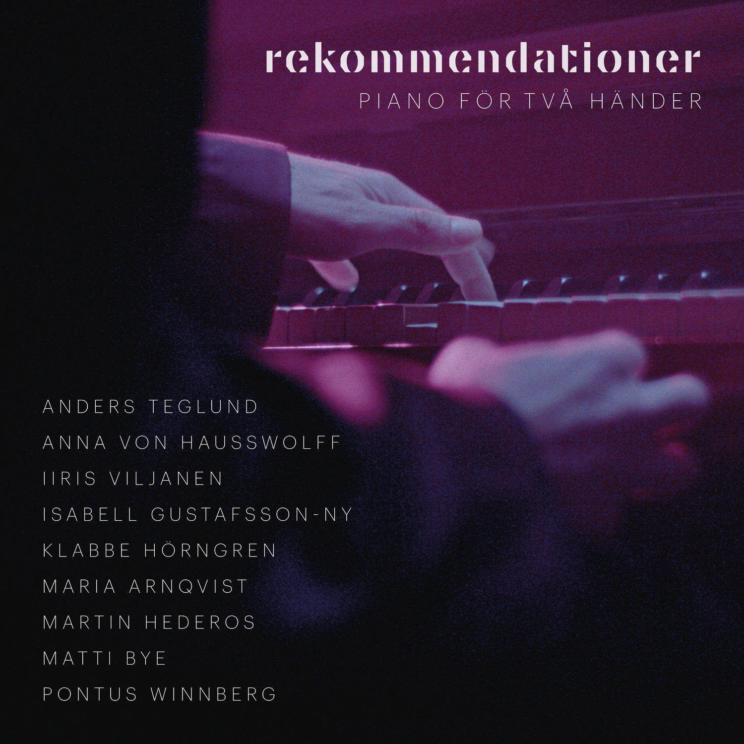 Anders Teglund - Rekommendationer - piano for tva hander (2021) [FLAC 24bit/48kHz]