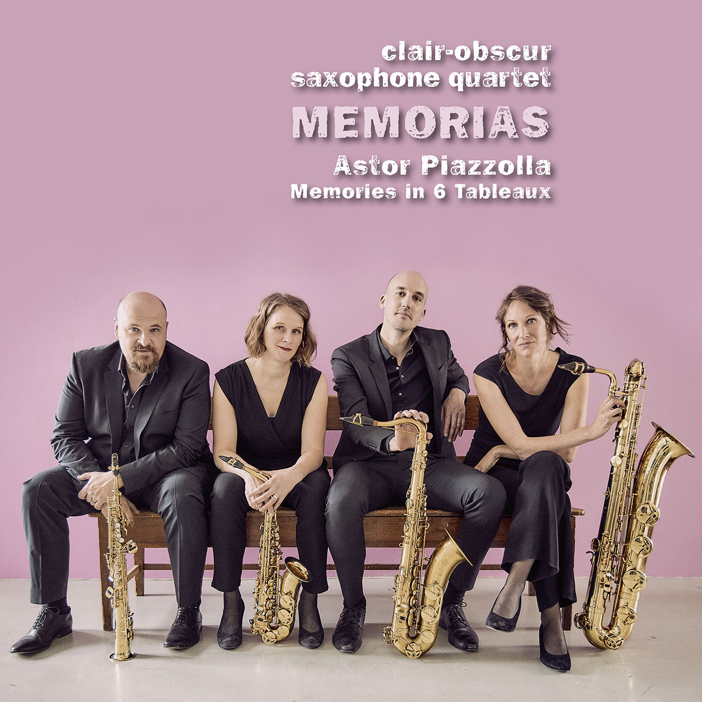Clair-Obscur Saxophone Quartet – Memorias: Astor Piazzolla Memories in 6 Tableaux (2021) [FLAC 24bit/48kHz]
