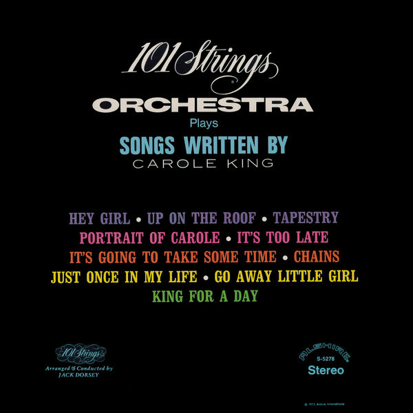 101 Strings Orchestra – Songs Written by Carole King (Remastered) (1972/2019) [FLAC 24bit/96kHz]