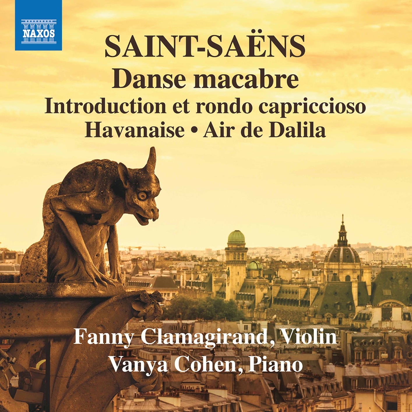 Fanny Clamagirand & Vanya Cohen - Saint-Saens Music for Violin & Piano, Vol. 3 (2021) [FLAC 24bit/96kHz]
