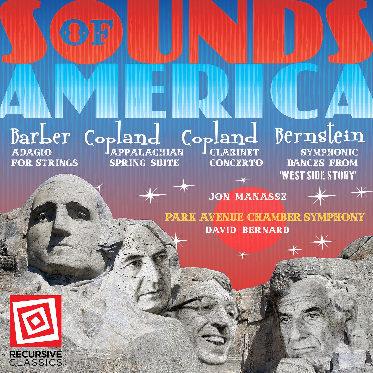 Jon Manasse, Park Avenue Chamber Symphony & David Bernard – Sounds of America: Barber, Copland and Bernstein (2021) [FLAC 24bit/48kHz]