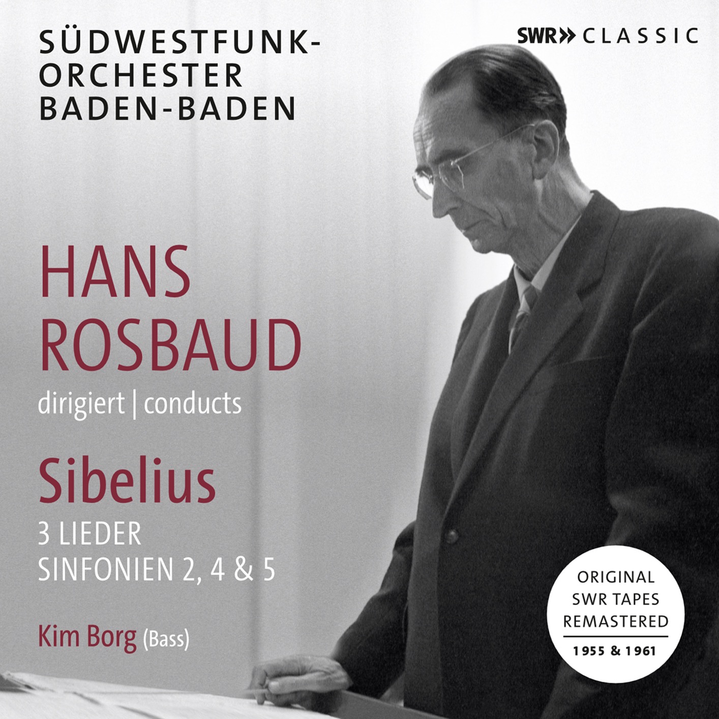 Kim Borg, Sudwestfunk-Orchester Baden-Baden, & Hans Rosbaud – Hans Rosbaud conducts Sibelius (2021) [FLAC 24bit/48kHz]