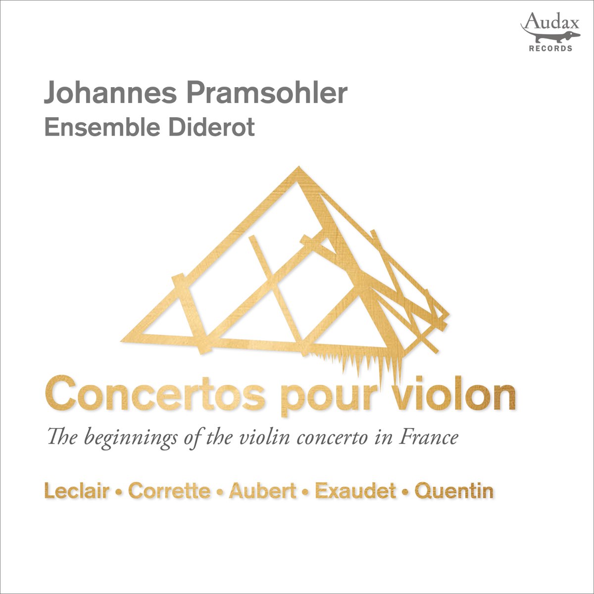 Johannes Pramsohler & Ensemble Diderot - Concertos pour violon: The Beginnings of the Violin Concerto in France (2021) [FLAC 24bit/96kHz]
