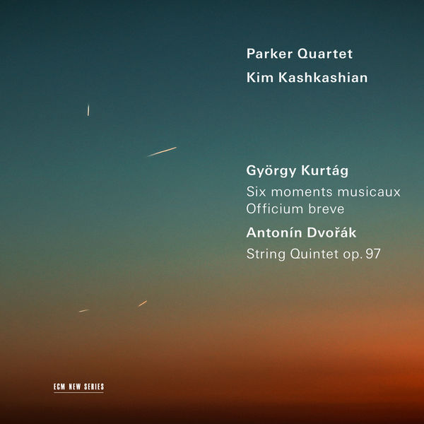 Parker Quartet & Kim Kashkashian – Kurtag: Six moments musicaux; Officium breve / Dvorak: String Quintet, Op. 97 (2021) [FLAC 24bit/96kHz]