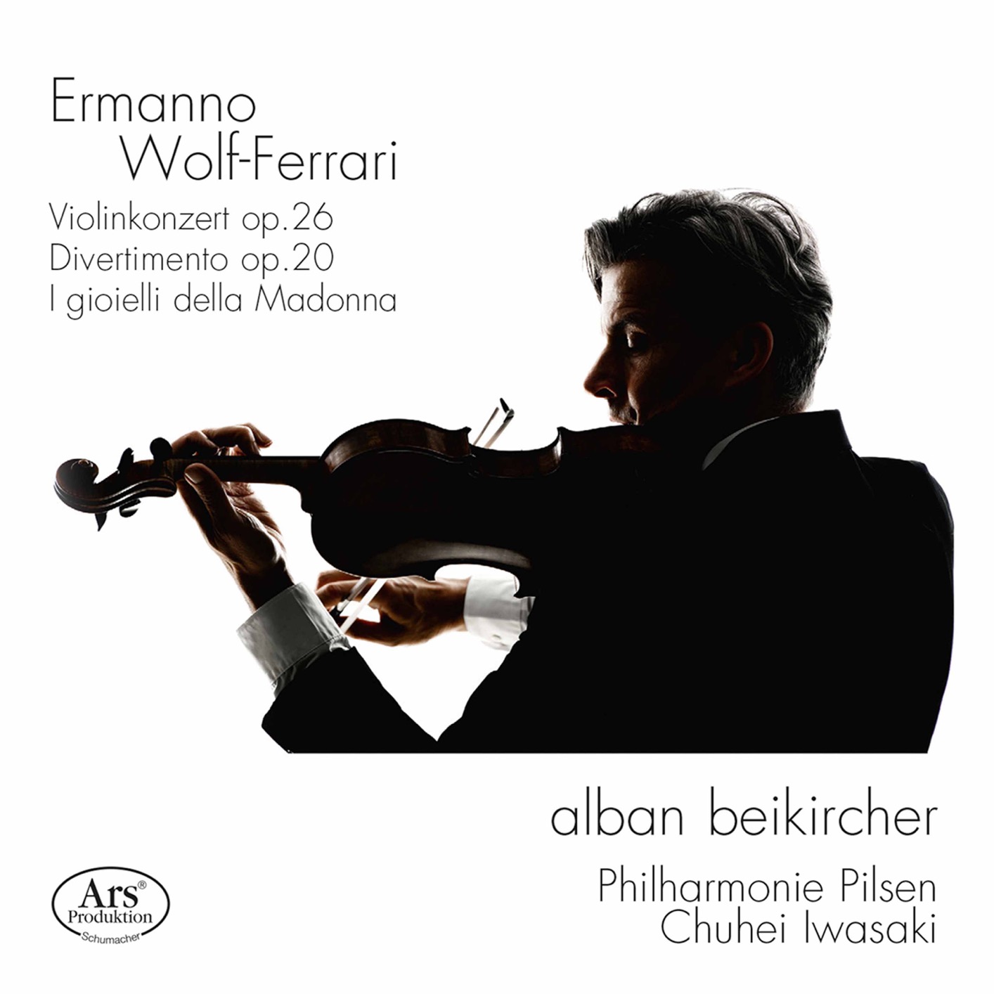 Alban Beikircher, Philharmonie Pilsen & Chuhei Iwasaki - Wolf-Ferrari - Orchestral Works (2021) [FLAC 24bit/48kHz]